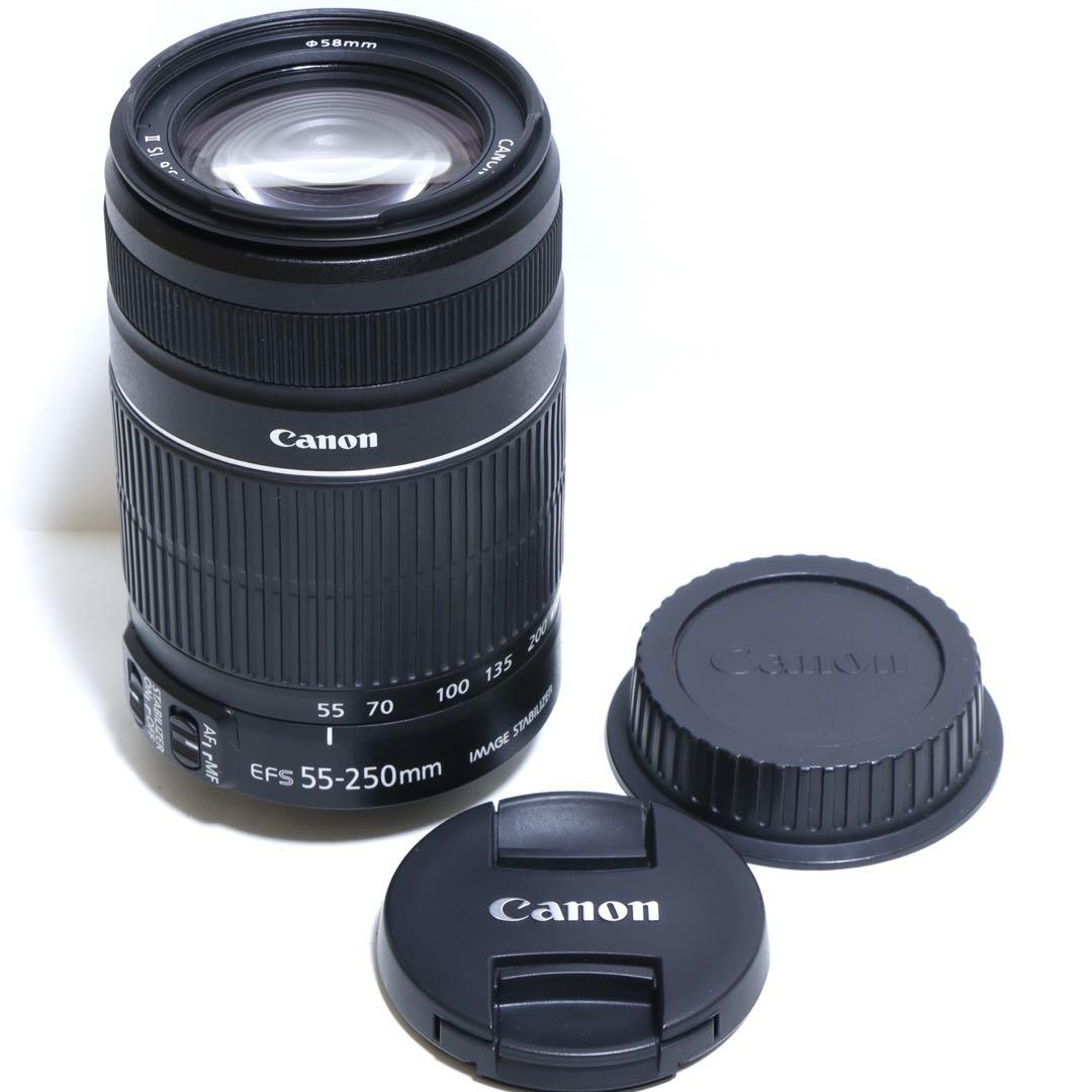 ⭐︎望遠&手ブレ&軽量&良光学⭐︎ Canon純正 55-250mm IS II型