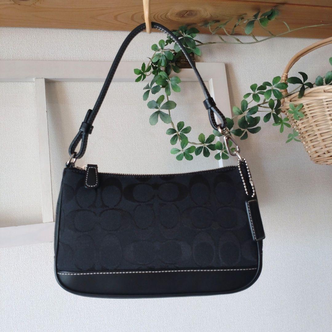 コーチCOACH　　　　　　　　　　　　　小さなハンドバッグ美品 COACH（コーチ） バッグ トートバッグ ショルダーバッグ デニムバッグ