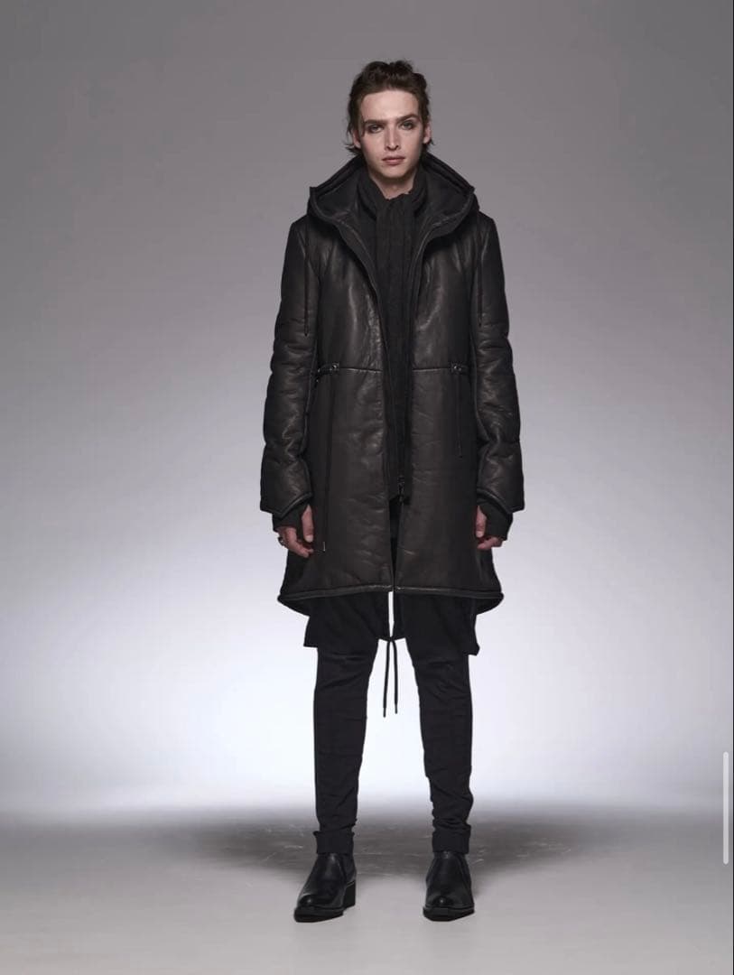 【kiryuyrik】Deer Bonding Leather ModsCoat kiryuyrik Deer Bonding Leather Mods Coat （Black） - Osaka / Kyoto