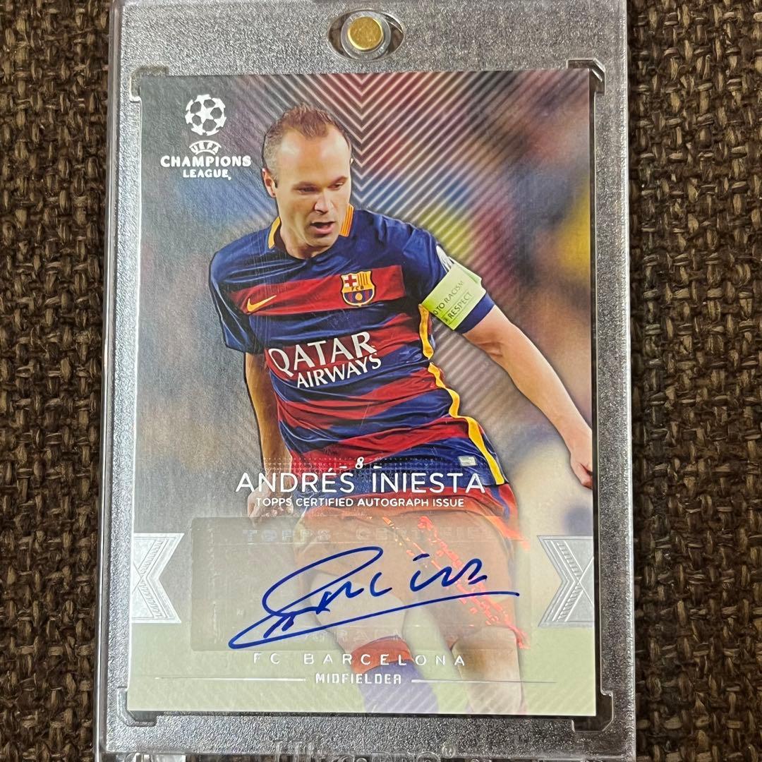 Topps イニエスタ 直筆サインカード バルセロナ ヴィッセル神戸 サイン