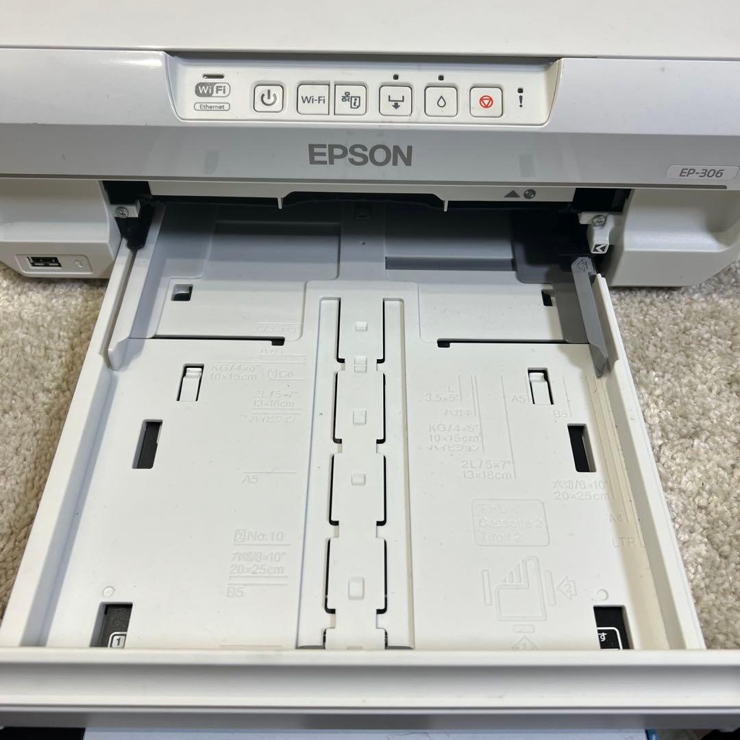 ジャンク】EPSON EP-306 インクジェットプリンター 本体 - メルカリ