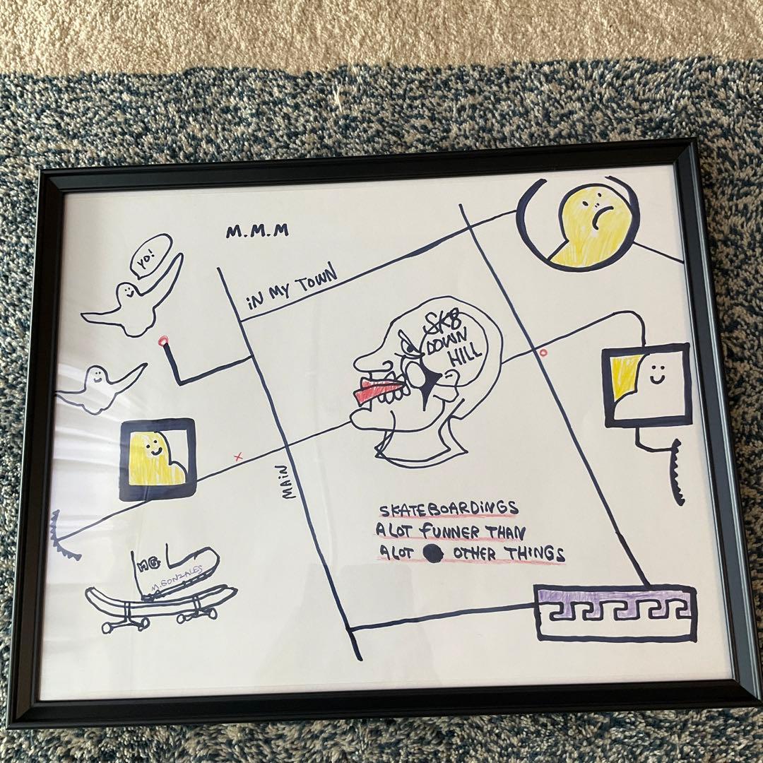 マークゴンザレス MARK GONZALES ドローイング アート 原画 ② - メルカリ