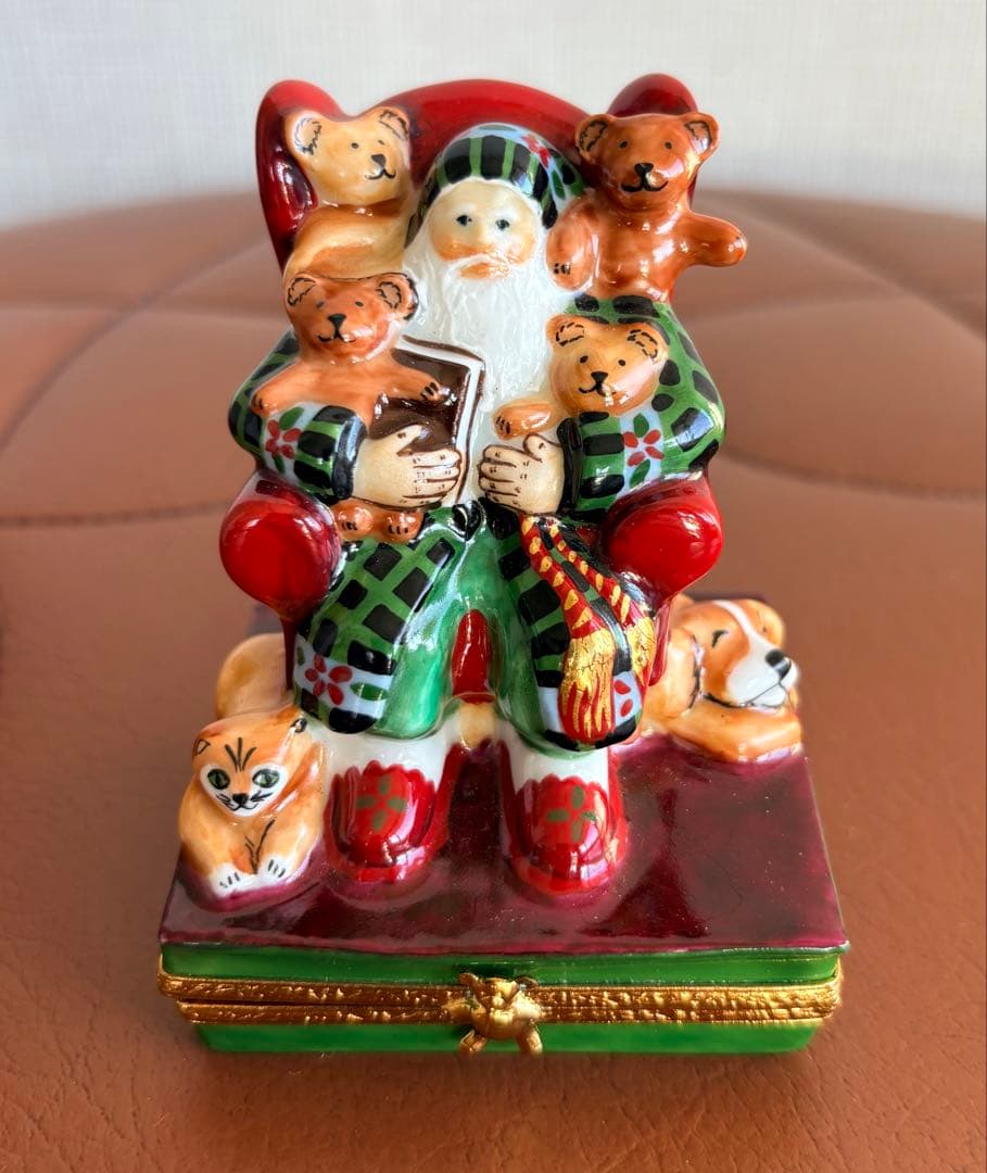 【限定生産品】リモージュボックス サンタクロース&動物たち クリスマスオブジェ クリスマス – ショップリモージュ