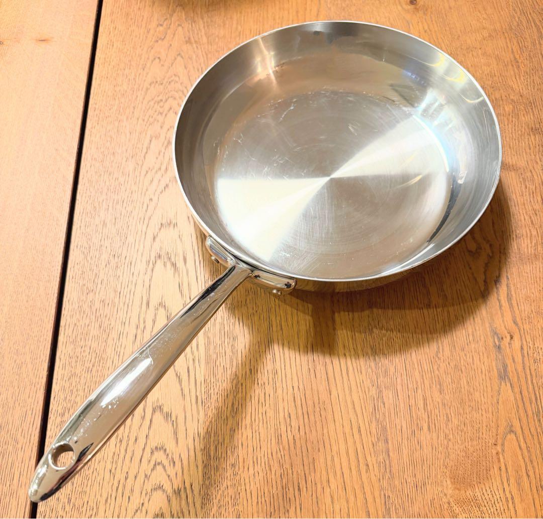 イタリアLAGOSTINA ステンレススチール フライパン 26cm アカデミア イタリアLAGOSTINA ステンレススチール フライパン 26cm アカデミア