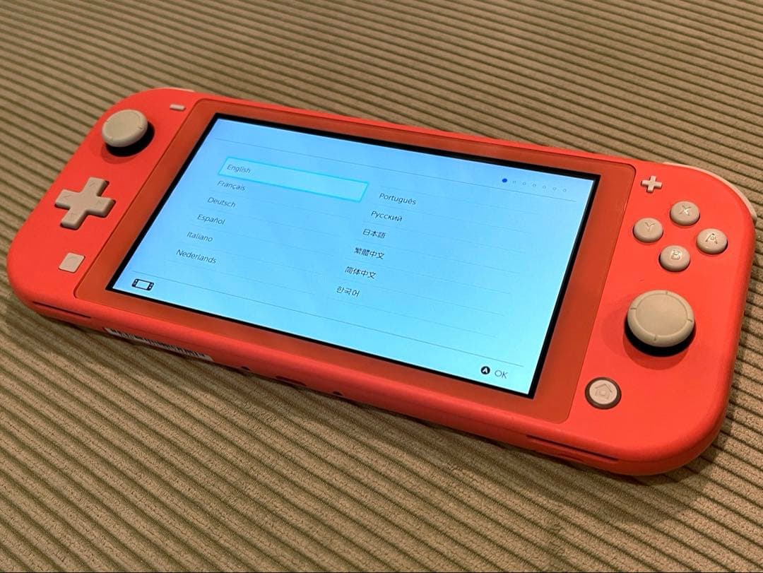 Switch Lite コーラルピンク　一部の動作が不具合あり　ジャンク品 訳ありジャンク】Switch Lite コーラルピンク 【公式通販】