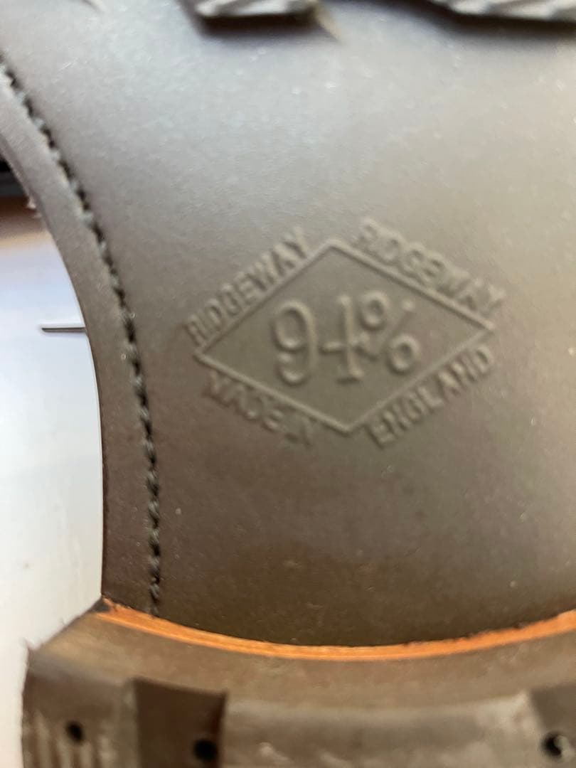 英国製ロイドフットウェア ダークブラウンディアスキン Uチップ UK8.5E