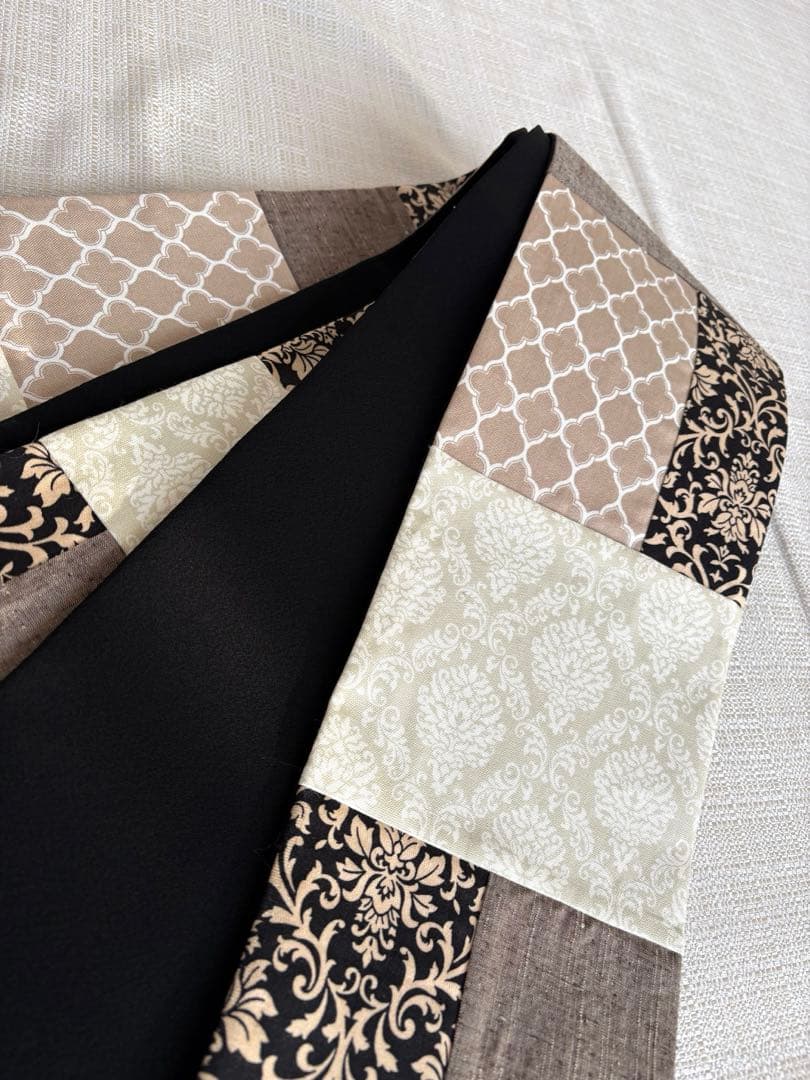 半幅帯 パッチワーク ダマスク 正絹ちりめん N1916388427