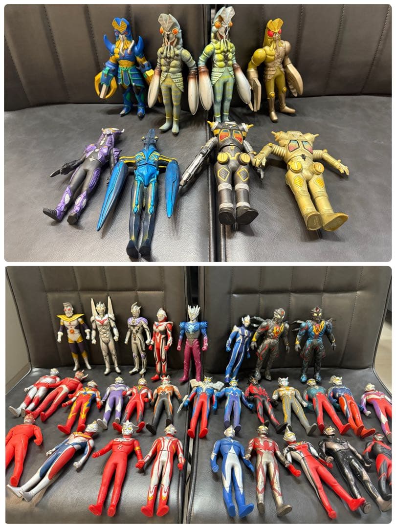 ウルトラマンフィギュア怪獣セット まとめ売り 計38体 ウルトラマン ウルトラ怪獣500サイズシリーズ まとめて38体！ソフビ