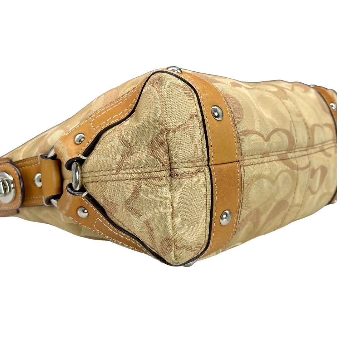 大人気✨コーチ トートバッグ オプティックシグネチャー 大容量 F13980