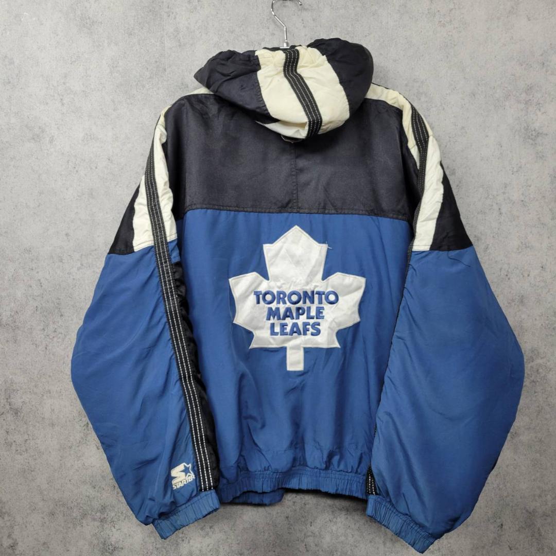 古着 90s スターター NHL トロントメープルリーフス ナイロン