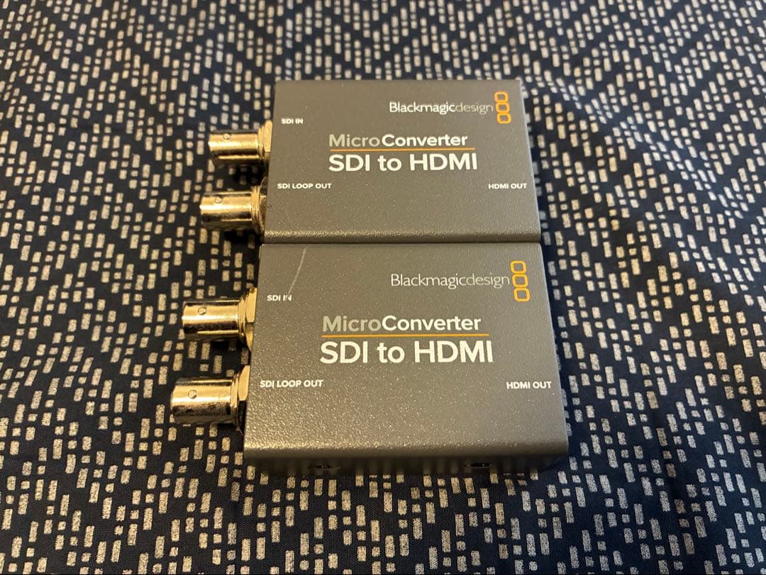 MicroConverter SDI to HDMI 2個セット Blackmagic Design Micro Converter SDI to HDMI wPSU（AC付