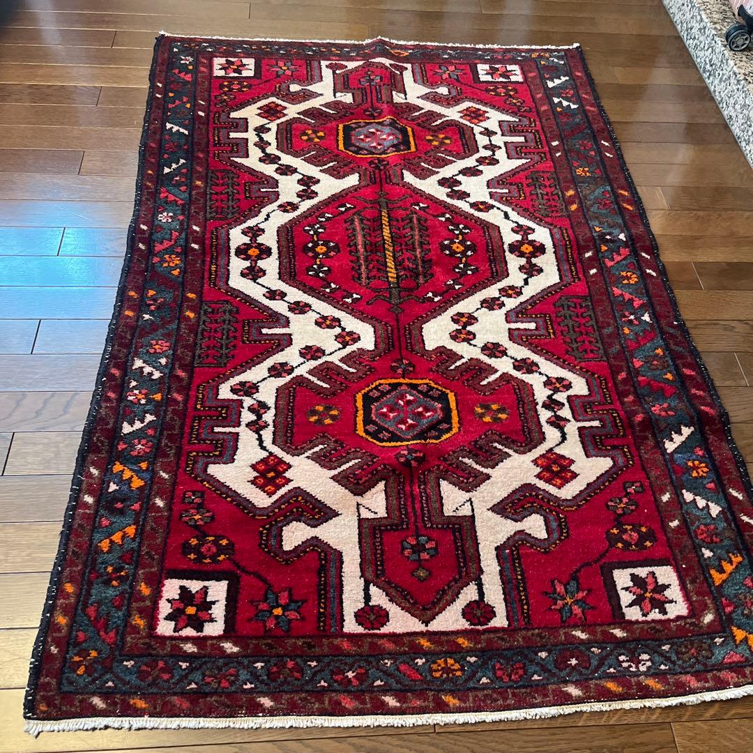 Kilim Designs オールドキリム　ビンテージラグ　157 105 オールドキリム ペルシャ絨毯 ヴィンテージラグ カーペット 敷物/Old
