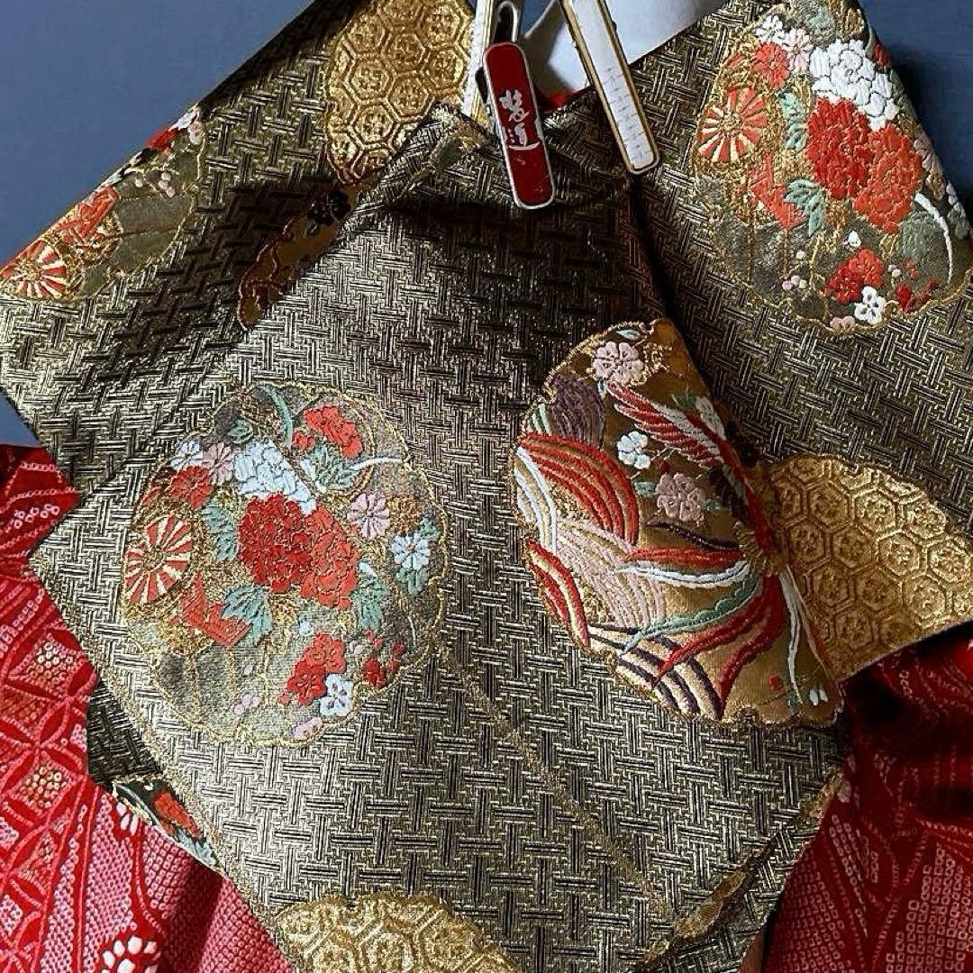 振袖フルセット 高身長 手絞り 総絞り 成人式振袖 振袖 裄丈71