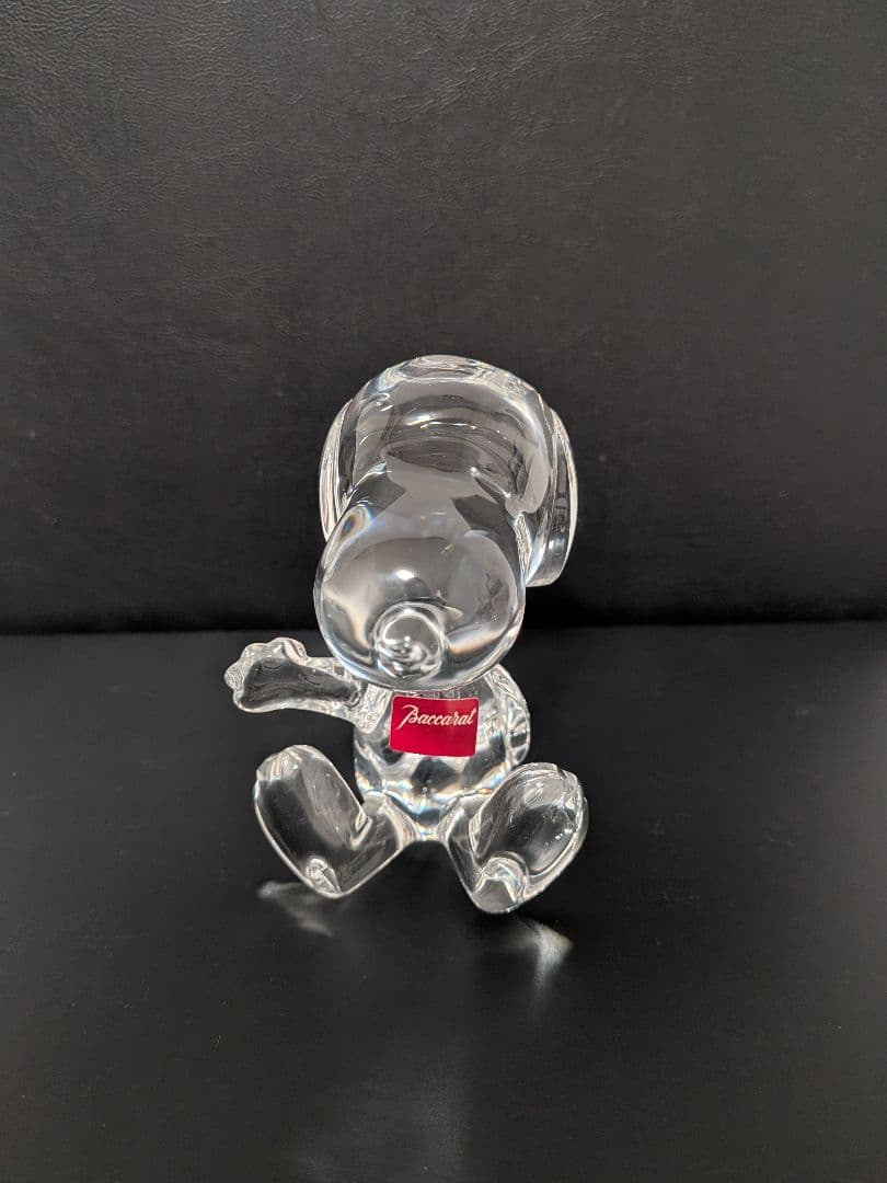 【最終値下げ】Baccarat　SNOOPY彫刻 Amazon.com: Baccarat Crystal Snoopy Octagon Clear & Red: Home