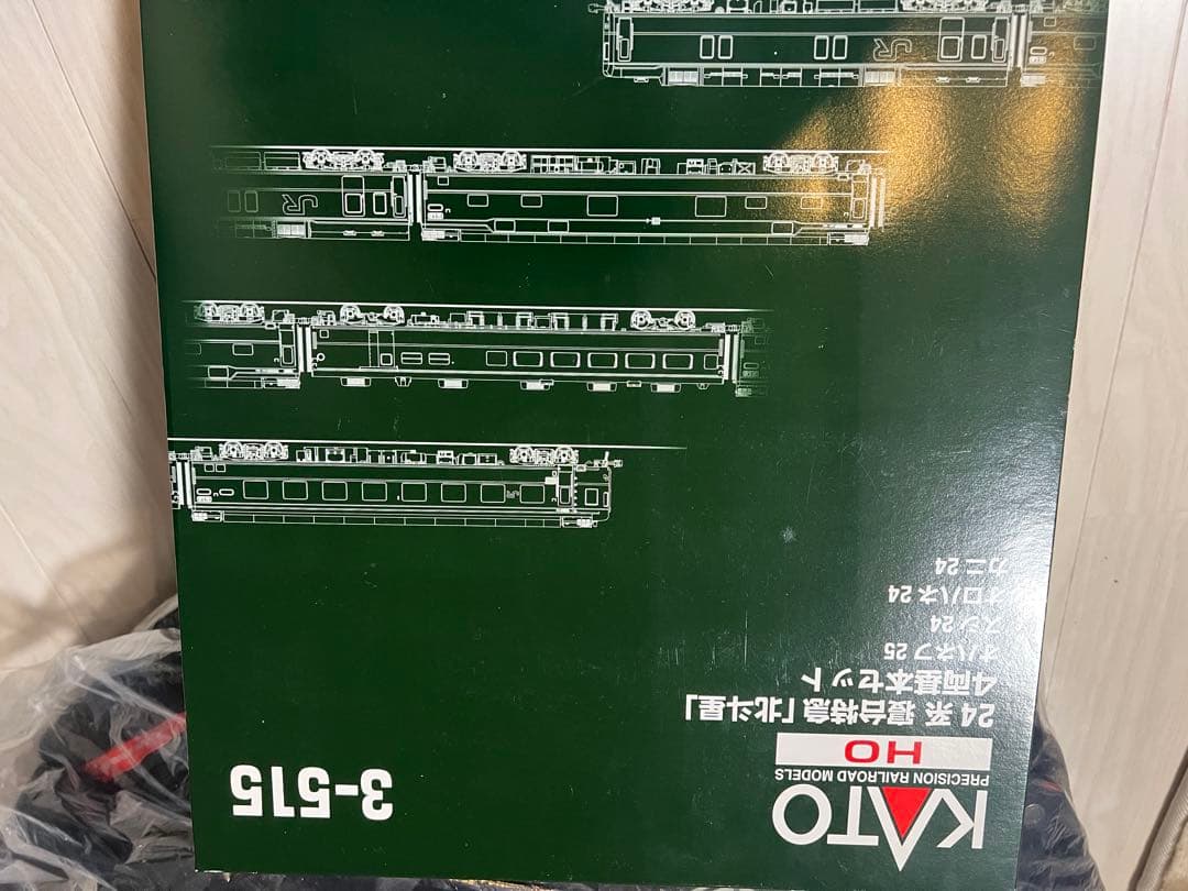 KATO HO 24系 北斗星4両基本セット3-515 KATO [3-515] 24系 寝台特急北斗星 4両基本セット (1:80 16.5mm/HO