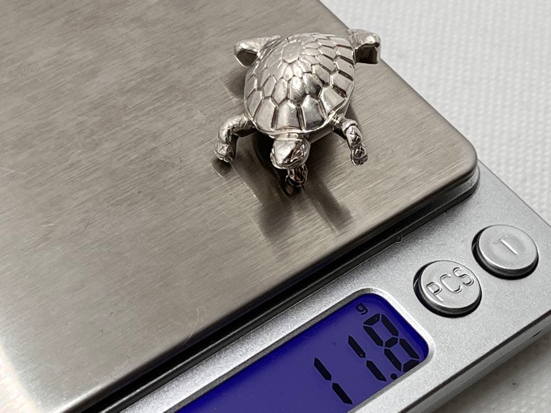 b917 希少 ヴィンテージ ティファニー カメ 亀 ブローチ 925 タートル