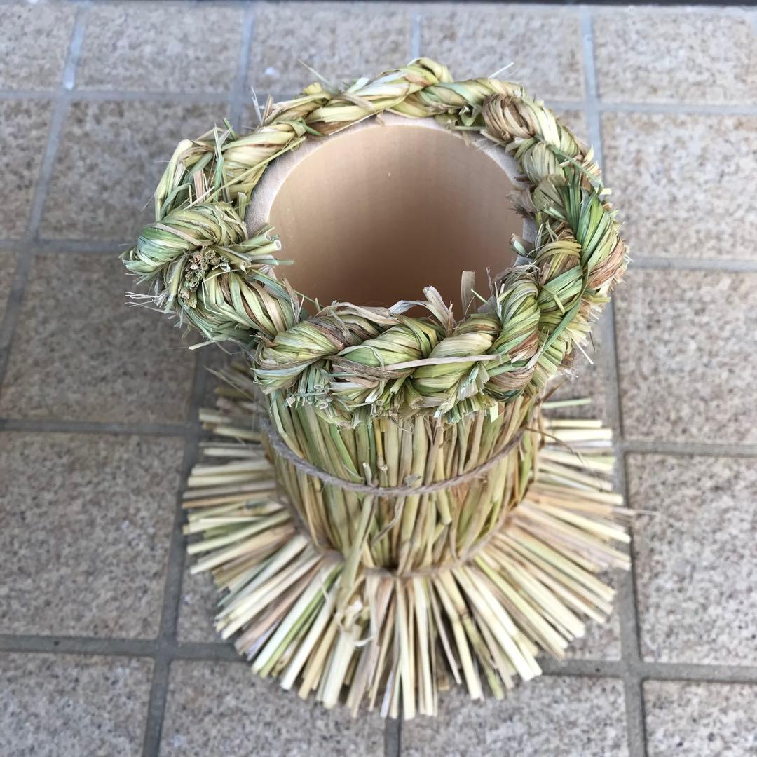 みゅみゅ さま リクエスト品 門松 お正月 竹 青竹 藁付き門松とお正月