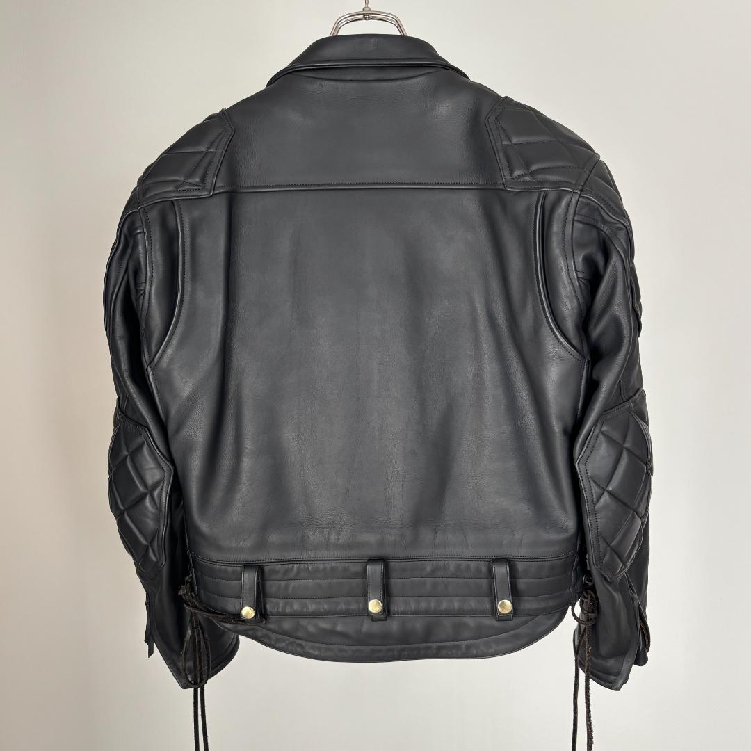 美品・LL】KADOYAカドヤ/EVO/ダブルライダース/キルティングライナー