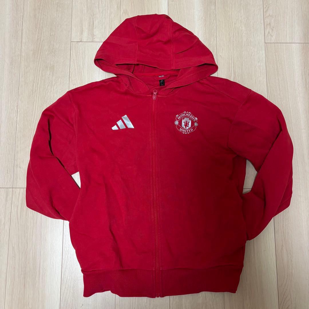 adidas マンチェスター・ユナイテッド 公式パーカー - メルカリ