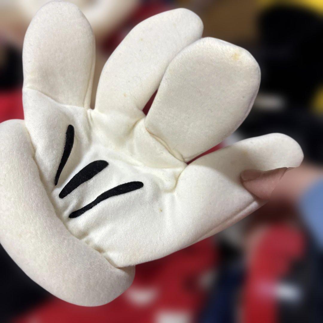 希少 レトロ 特大 ミッキー＆ミニーマウス フェイスアクションパペット