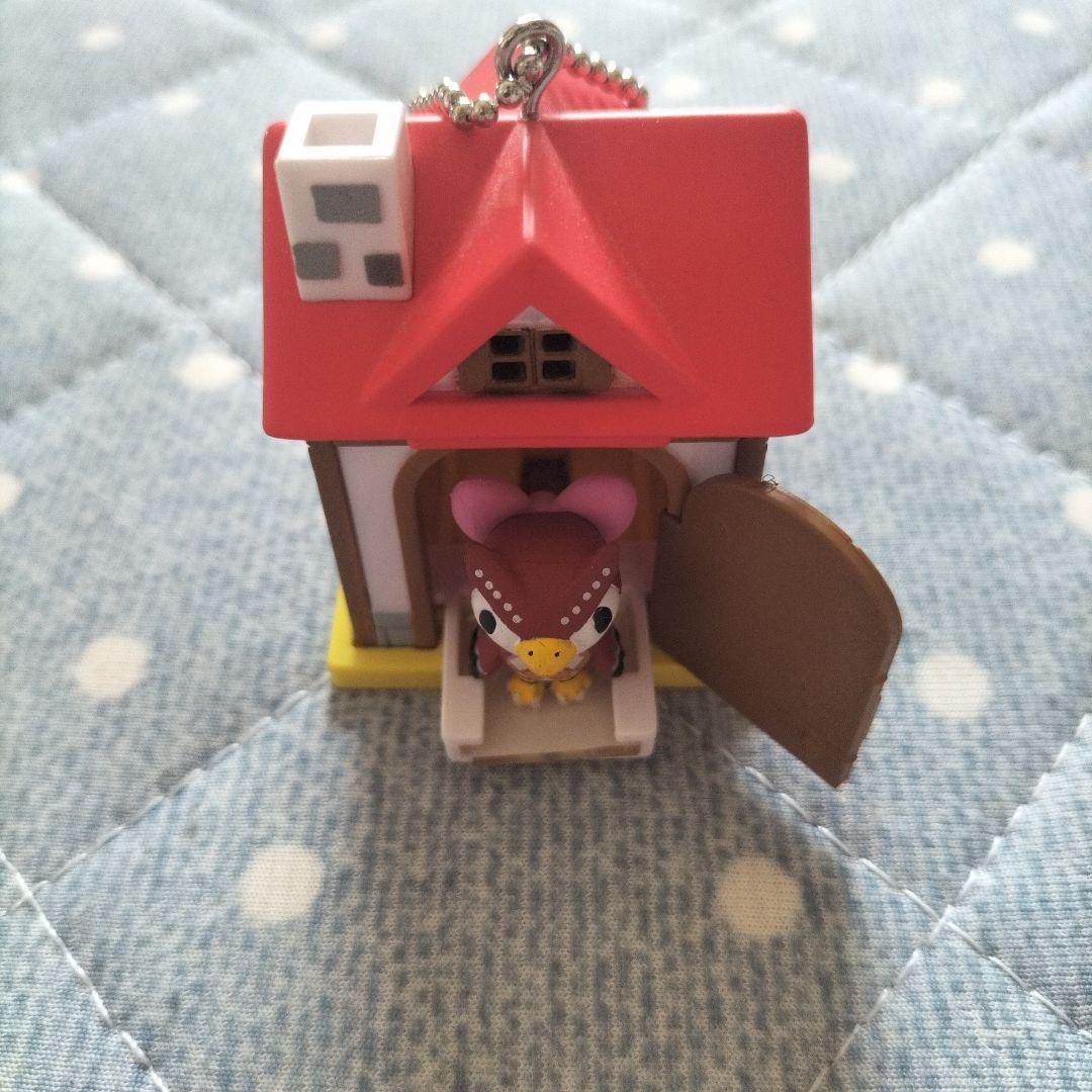 どうぶつの森 キーホルダー ミニミニハウスキーチェーン フー子 平成レトロ