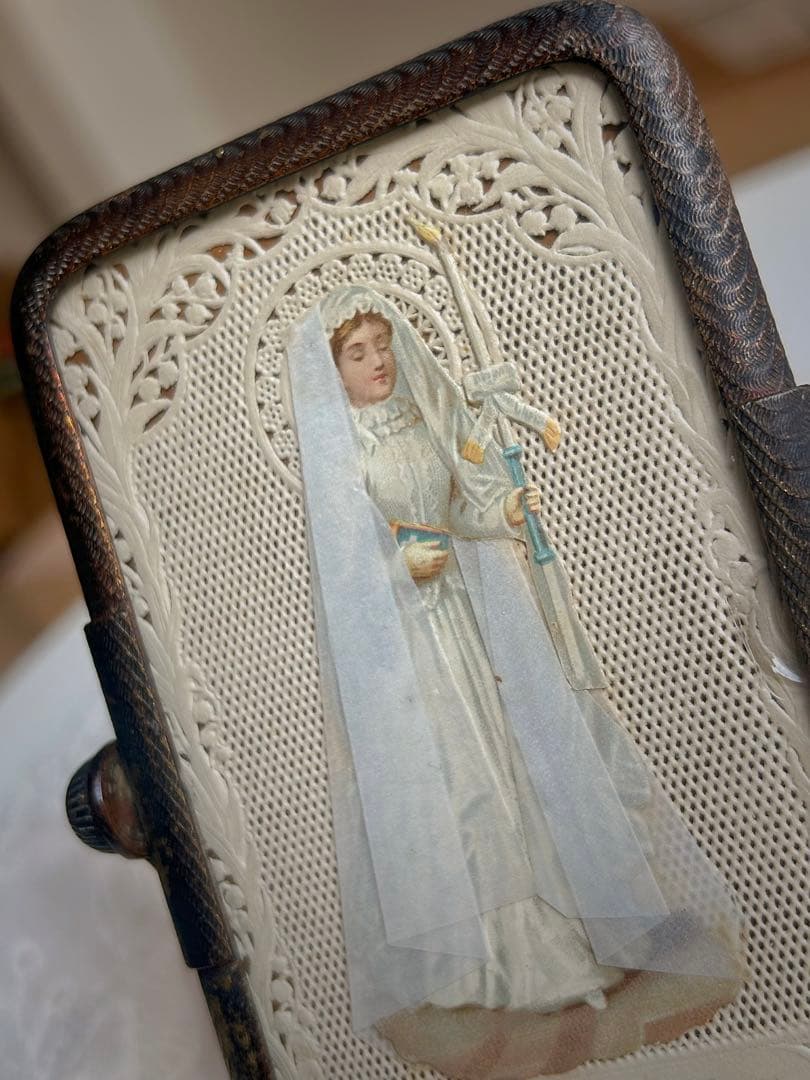 1900年代初頭 フランス製 アンティーク 回転式フォトフレーム＋