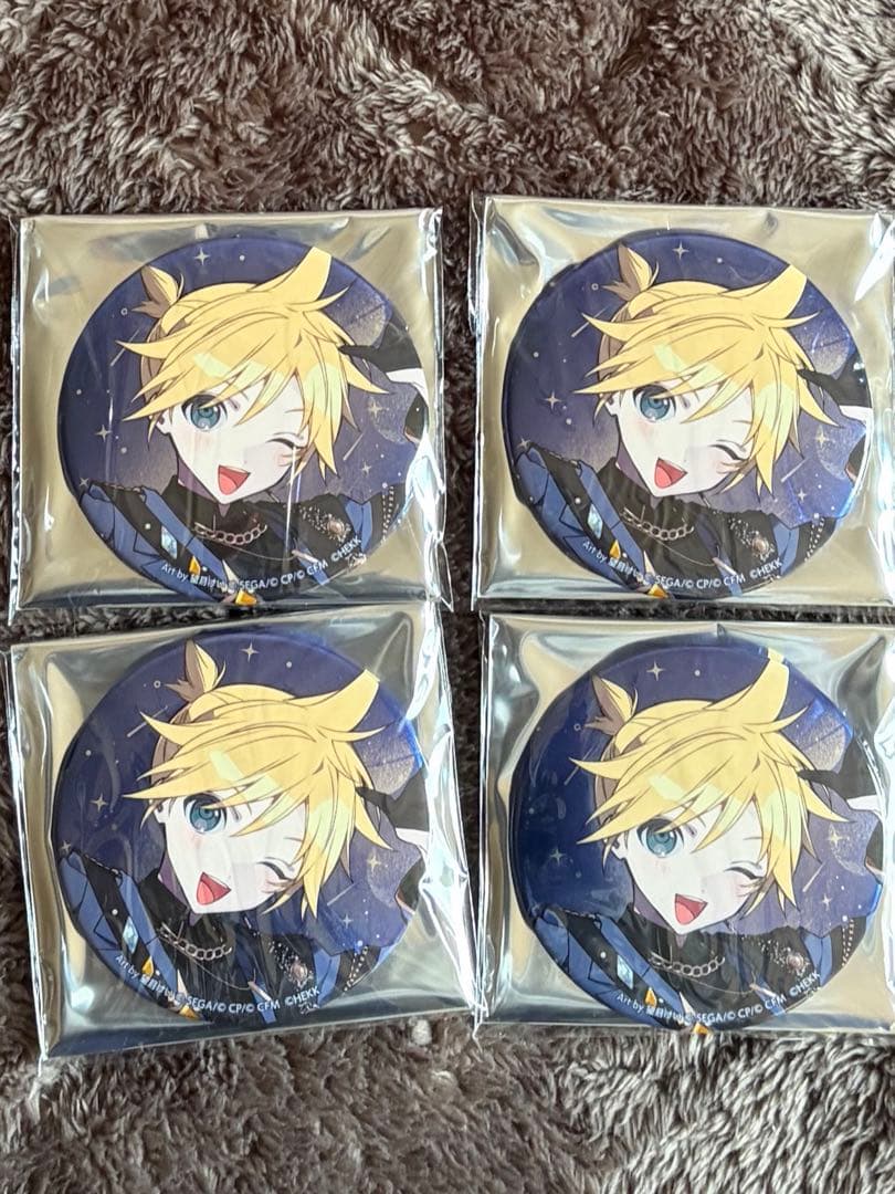 プロセカ 鏡音レン グリッター缶バッジ グリ缶 セット - メルカリ