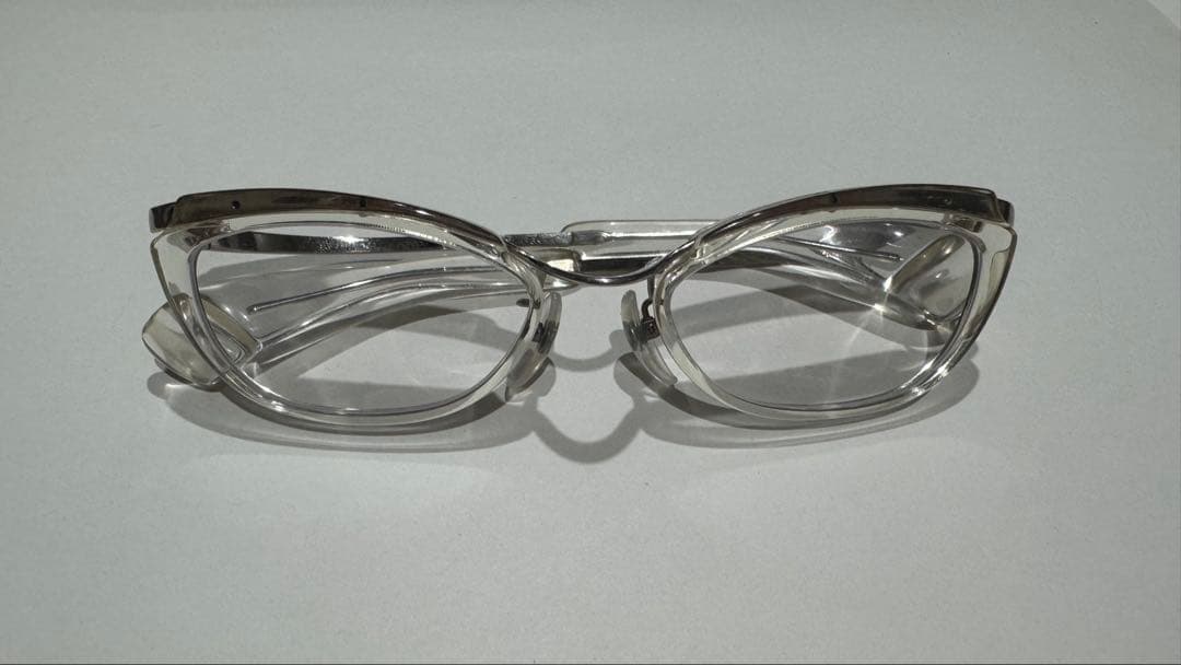 999.9 M-11 Col.2000 クリア×シルバー -度なしレンズ