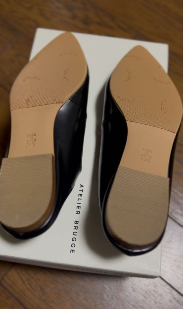 【新品未使用】アトリエ・ブルージュ ストラップミュール 23.5cm