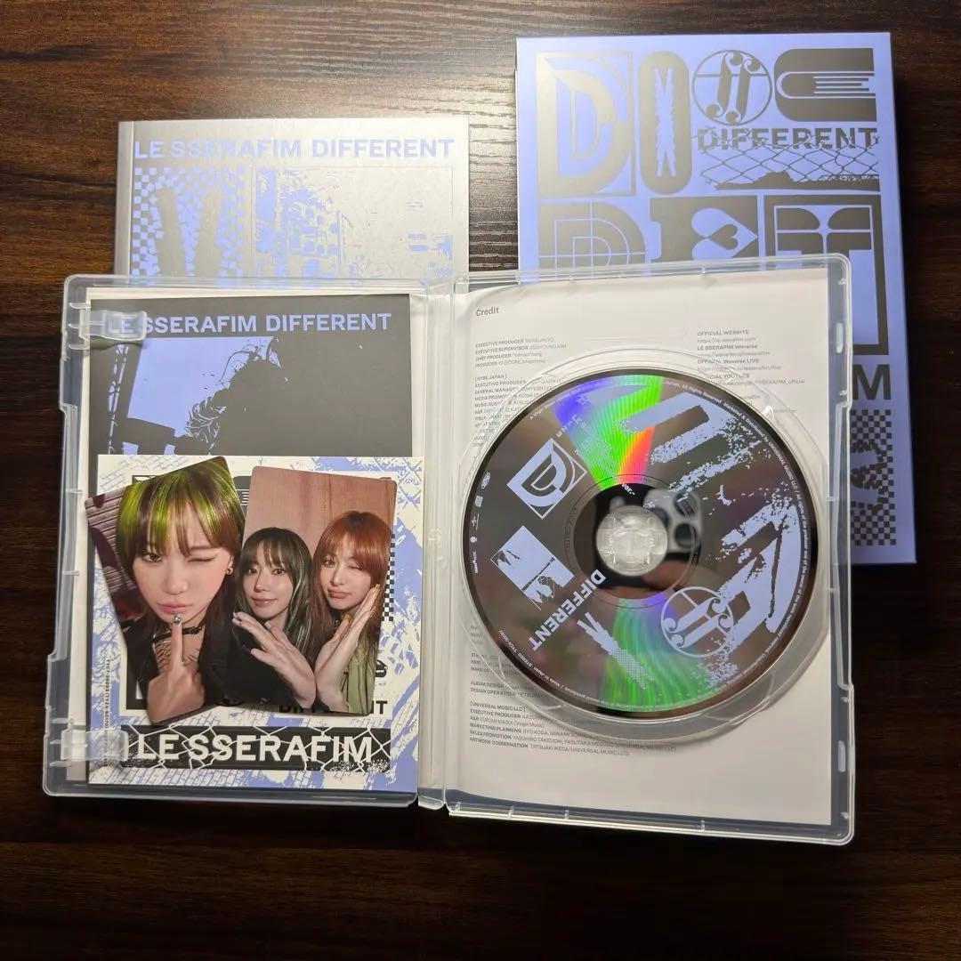 LE SSERAFIM \"DIFFERENT\" 10形態セット+付属ポスター