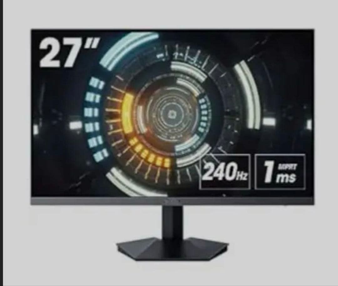 KOORUI 27インチ 240Hz ゲーミングモニター Amazon.co.jp: KOORUI ゲーミングモニター 27インチ WQHD (2560x1440