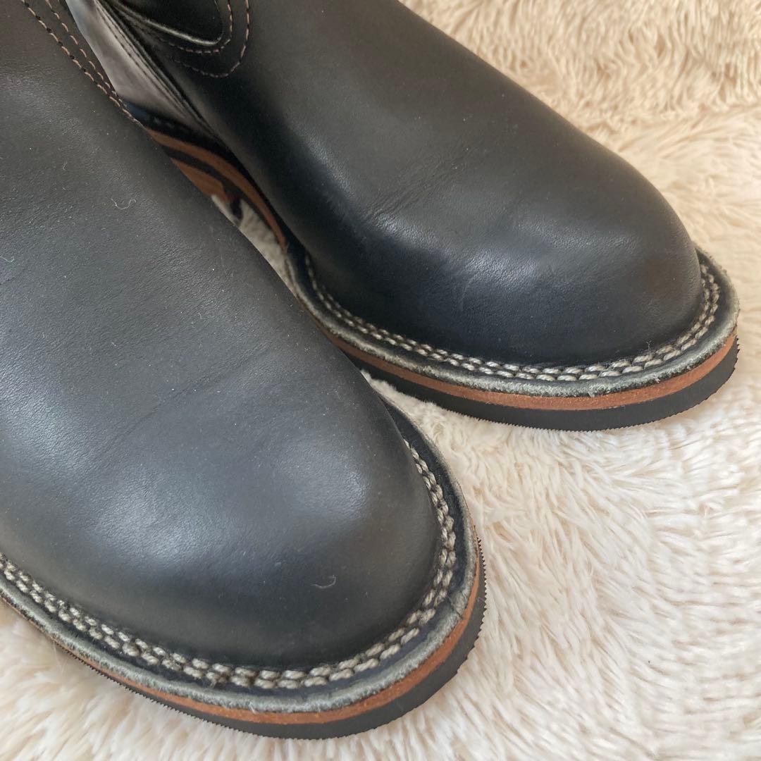 ✨希少•極美品✨ウエスコ Wesco ウエスタンブーツ 黒 4.5E 廃盤 本革