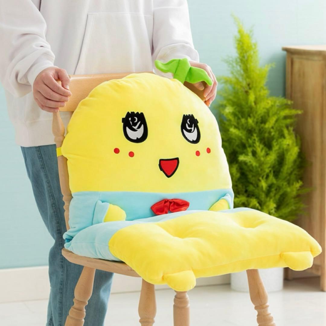 ふなっしー　車にもたつけられる！もちっとリラックス　チェア　クッション　新品 予約】ふなっしー 車にもつけられる！もちっとリラックスチェア