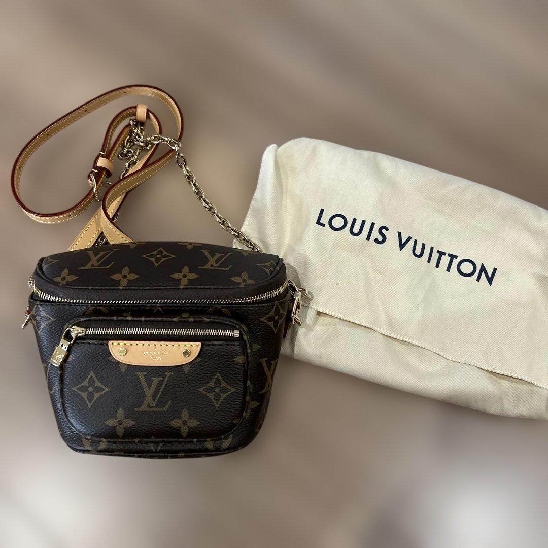 新品未使用　Louis Vuitton モノグラム ミニバムバッグ 2Way 楽天市場】LOUIS VUITTON ルイヴィトン モノグラム ミニバムバッグ