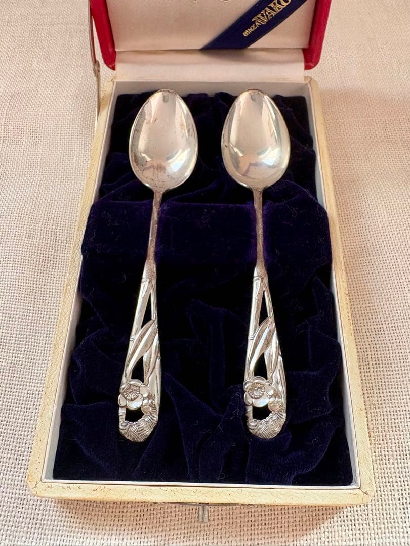 銀製　和光　スプーン2本 Yahoo!オークション -「和光 wako」(カトラリー) (銀製)の落札相場