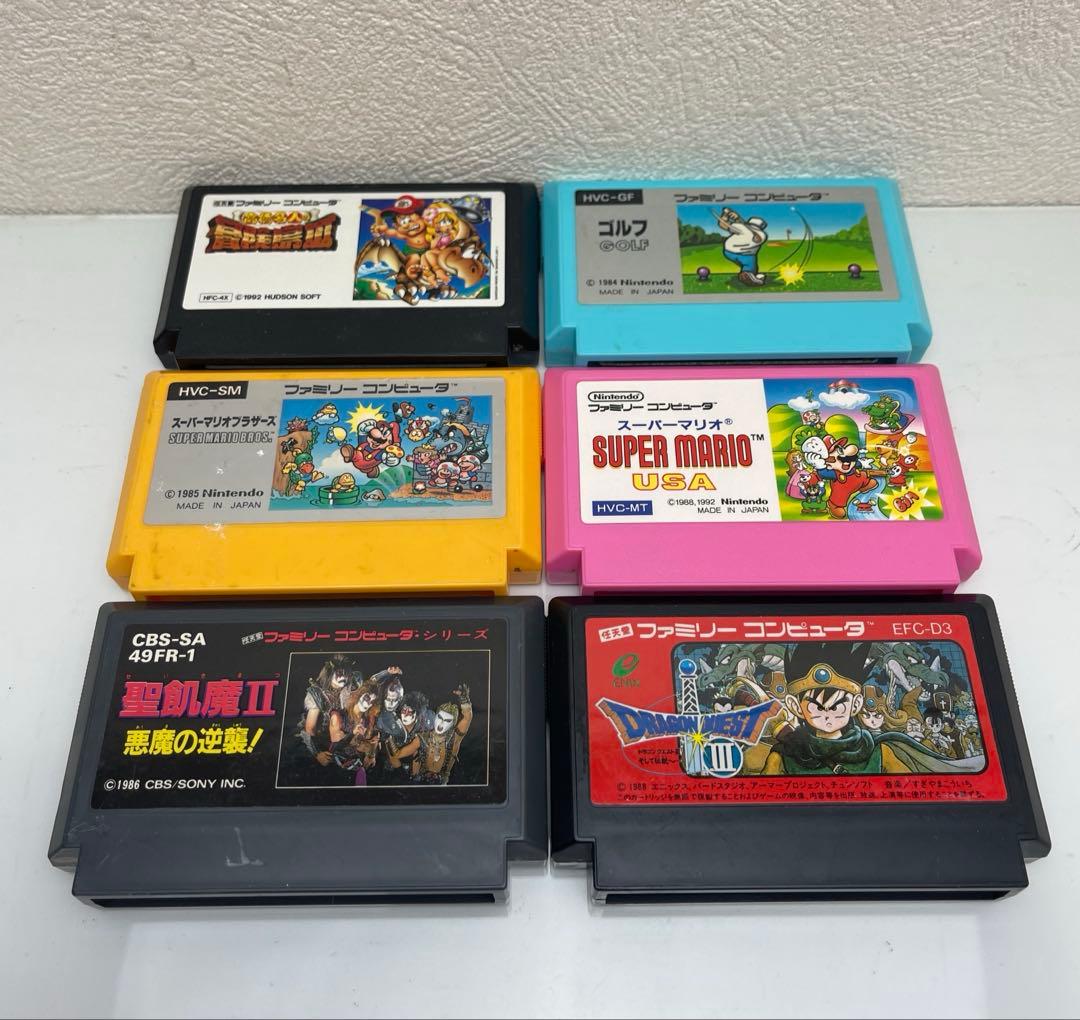 ファミコン・ソフト・カセット・6本セット - メルカリ