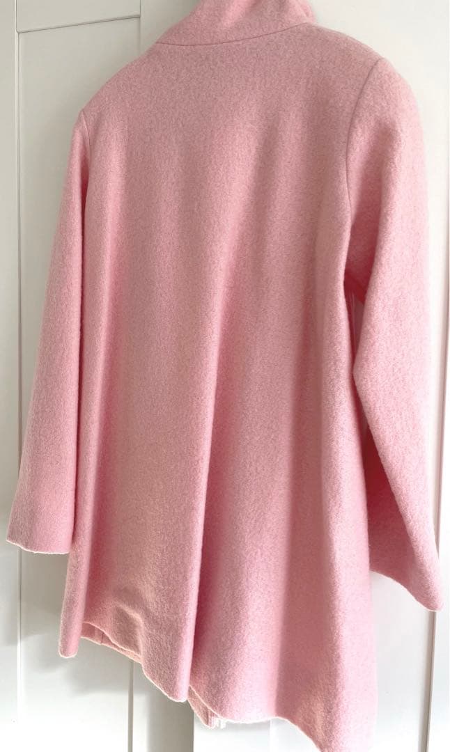 新品タグ付半額agnes b.アニエスべー ピンク上質ウール コート - メルカリ