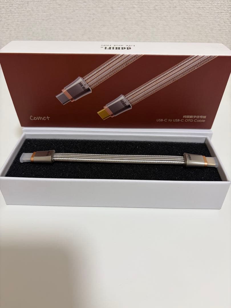 PCケーブル・コネクタ DD ddHiFi TC19CC (Comet)10cm Amazon.com: ddHiFi TC19CC (Comet) Digital Signal Cable Pure Silver