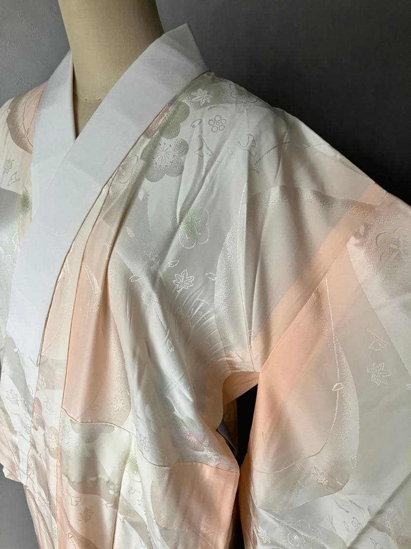 美品 雅な扇と四季草花の訪問着と長襦袢セット - メルカリ