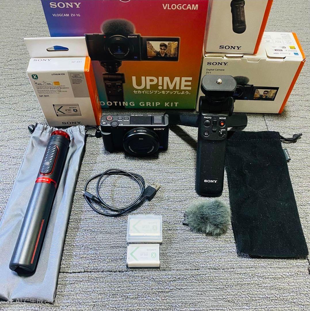 ［美品］SONY VLOGCAM ZV-1G シューティンググリップキット レンタル]SONY VLOGCAM ZV-1G シューティンググリップキット