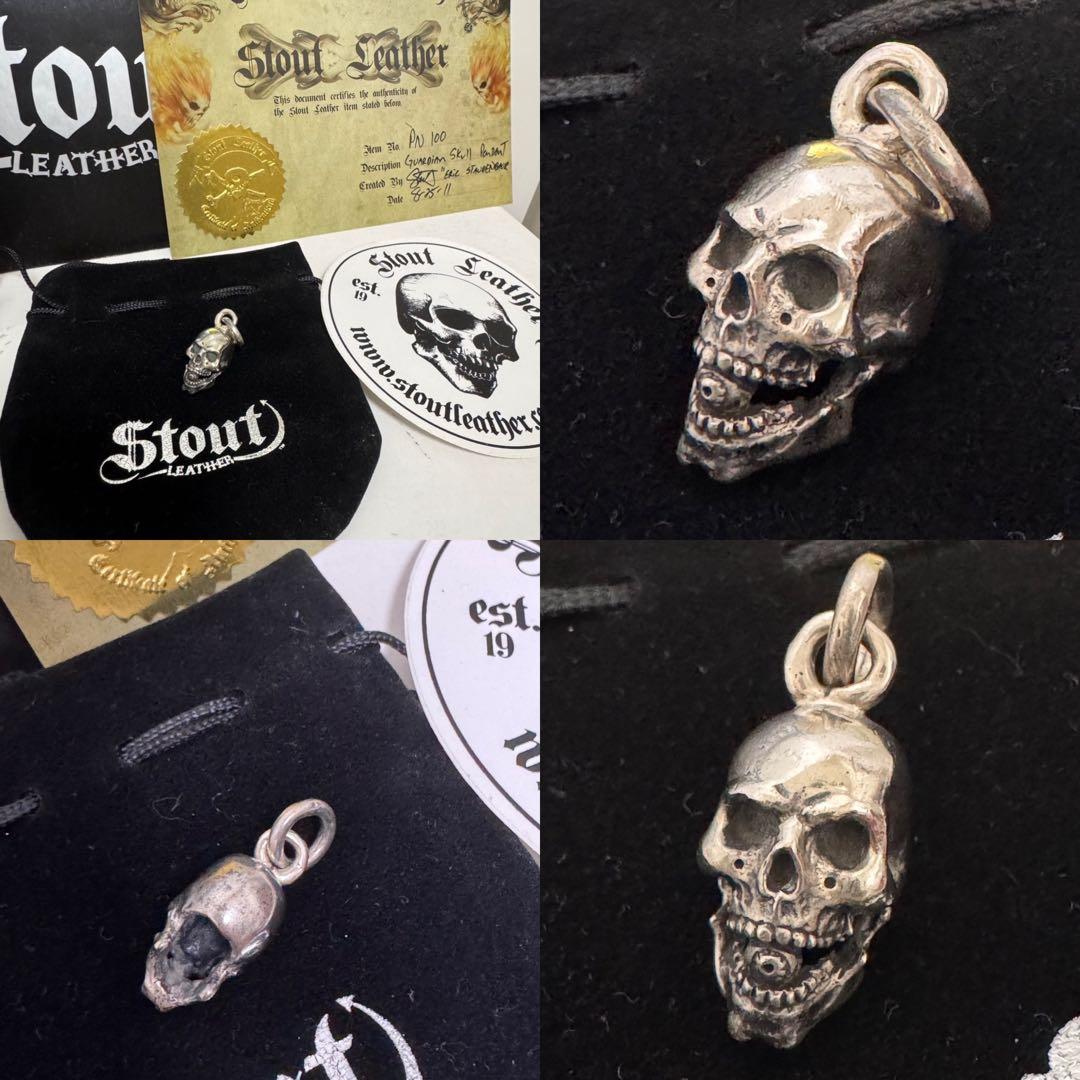 65000円購入　新品未使用付属品完備　スタウトレザー　限定スカルペンダント 一点もの 限定 『フィッシュフックペンダントS ラッキースター w