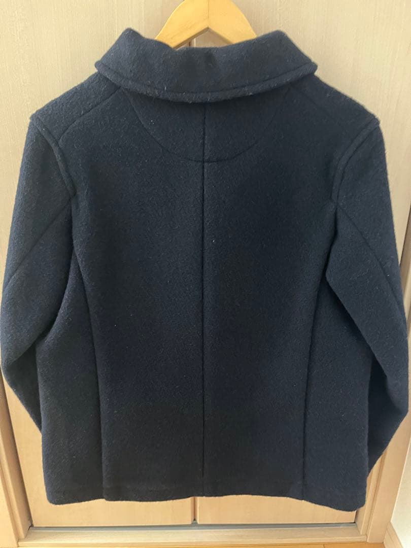 ダントン ウールモッサシングルジャケット ネイビー サイズ38
