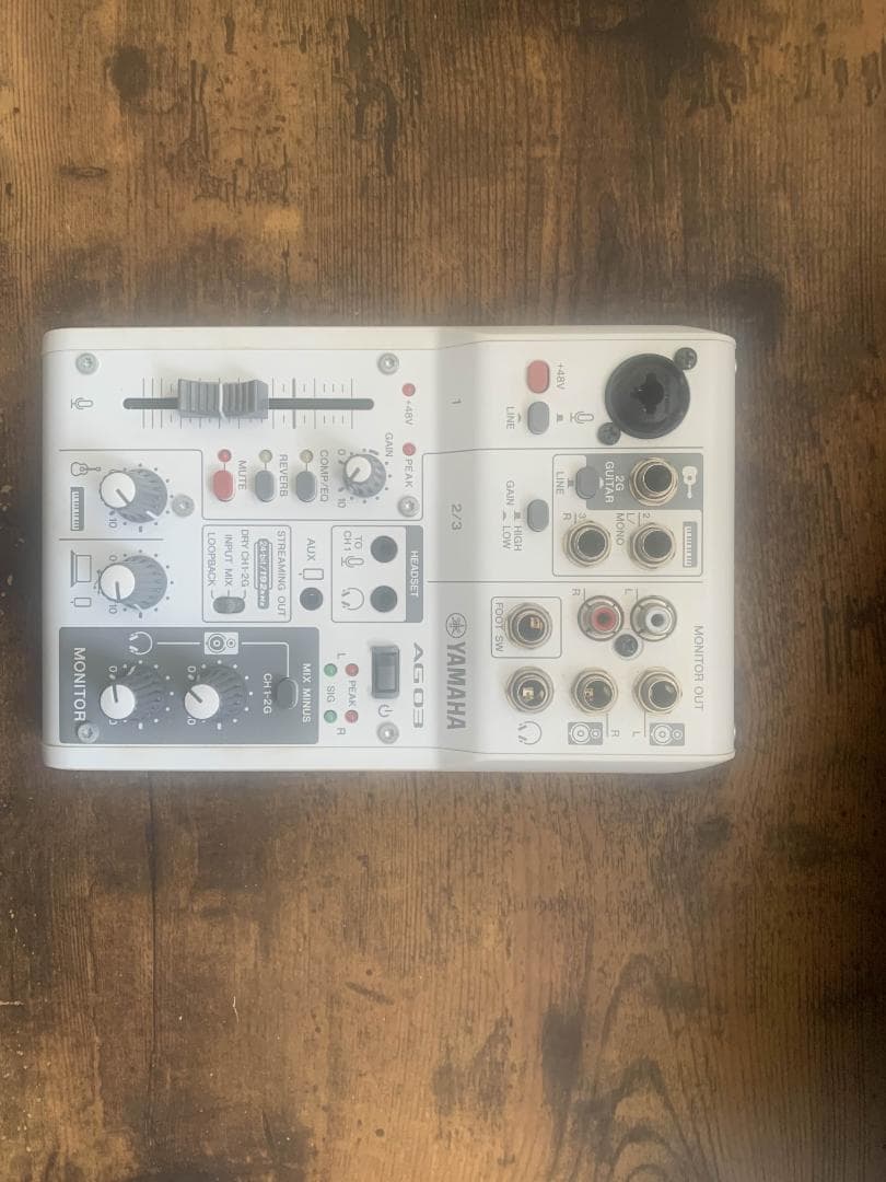 Yamaha AG03 オーディオインターフェース Amazon.co.jp: ヤマハ YAMAHA ウェブキャスティングミキサー