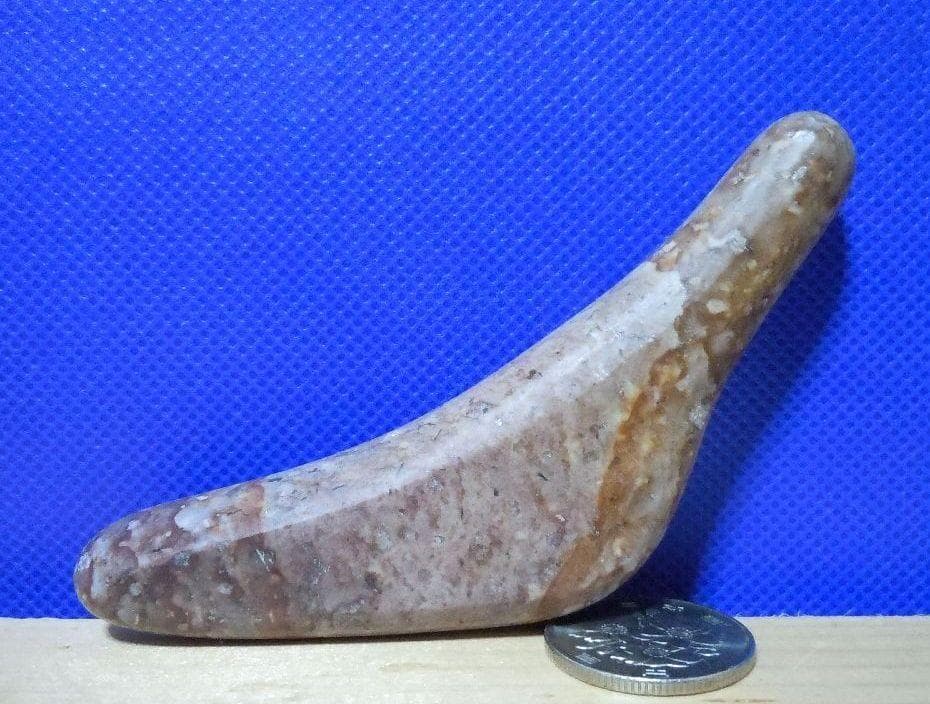 薬石苑】ツボ押し＆かっさプレート姫川薬石【翠岳：作】98mm56g