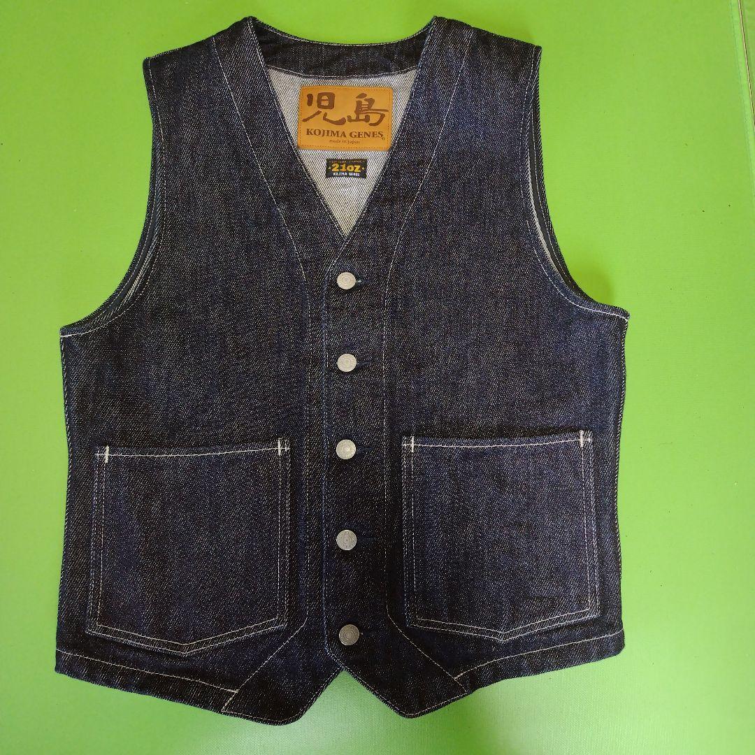 KOJIMA GENES　 21オンス　インディゴデニム ベスト 楽天市場】KOJIMA GENES コジマジーンズ 児島ジーンズ 21oz DENIM