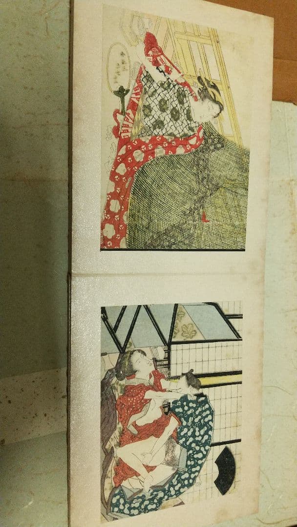 春画 浮世絵 小判 画帳貼り 24枚 枕絵 艶本 袖珍 - メルカリ