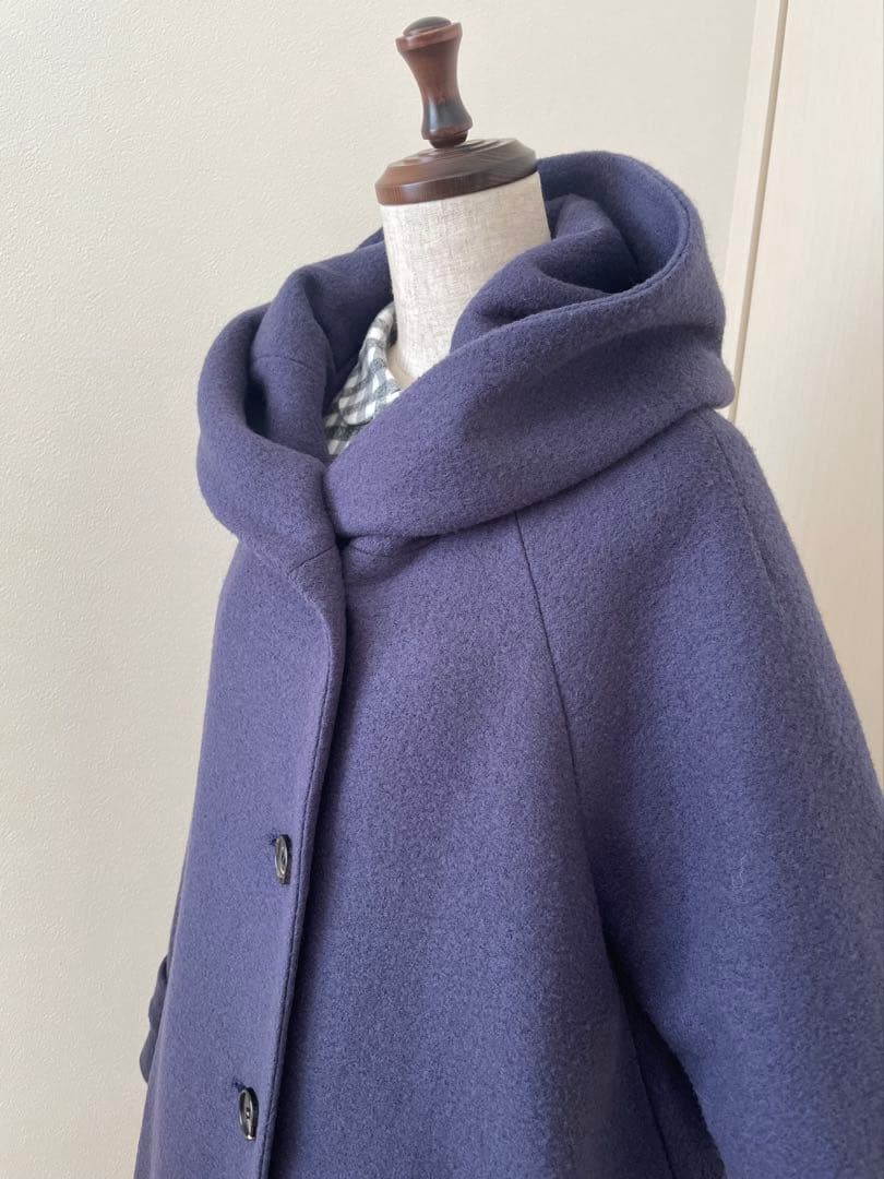 【Basco/バスコ】ラベンダー色のチャリカコート　圧縮ウール コート｜バスコ公式通販