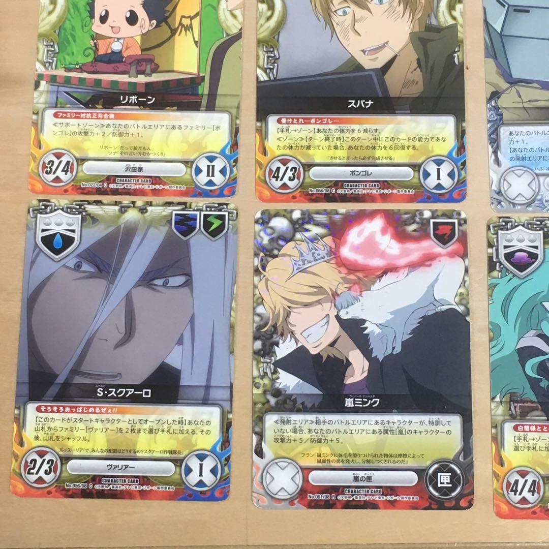 沢田綱吉 雲雀恭弥他 15枚セット 家庭教師ヒットマンリボーン カード