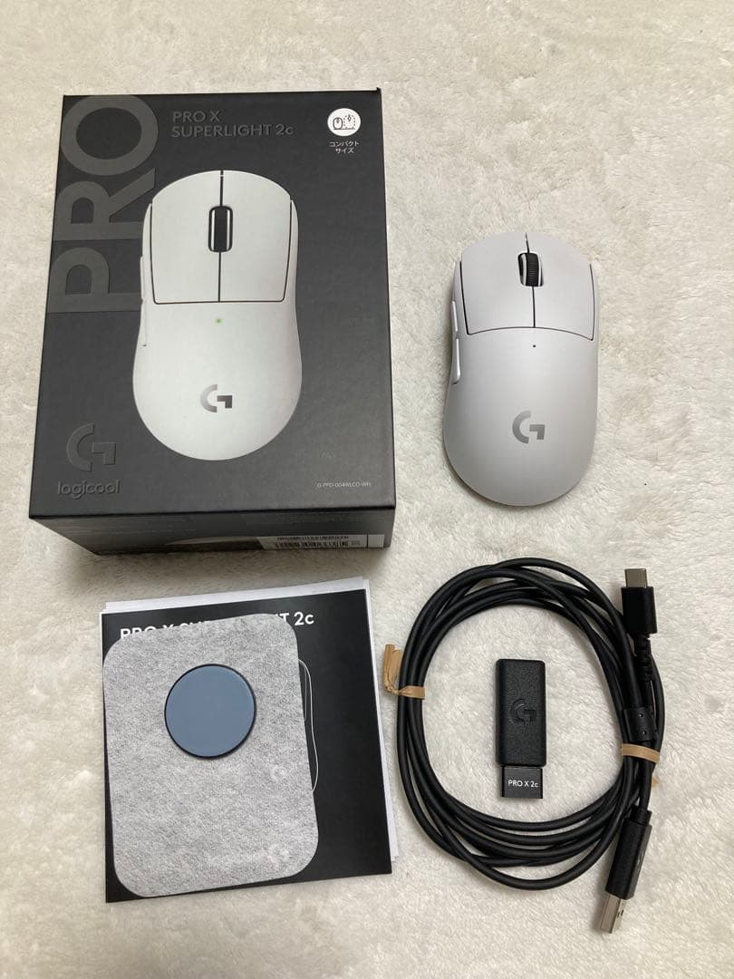 logicool gprox superlight 2c ホワイト ゲーミングマウス PRO X SUPERLIGHT 2c ホワイト G-PPD-004WLCO-WH