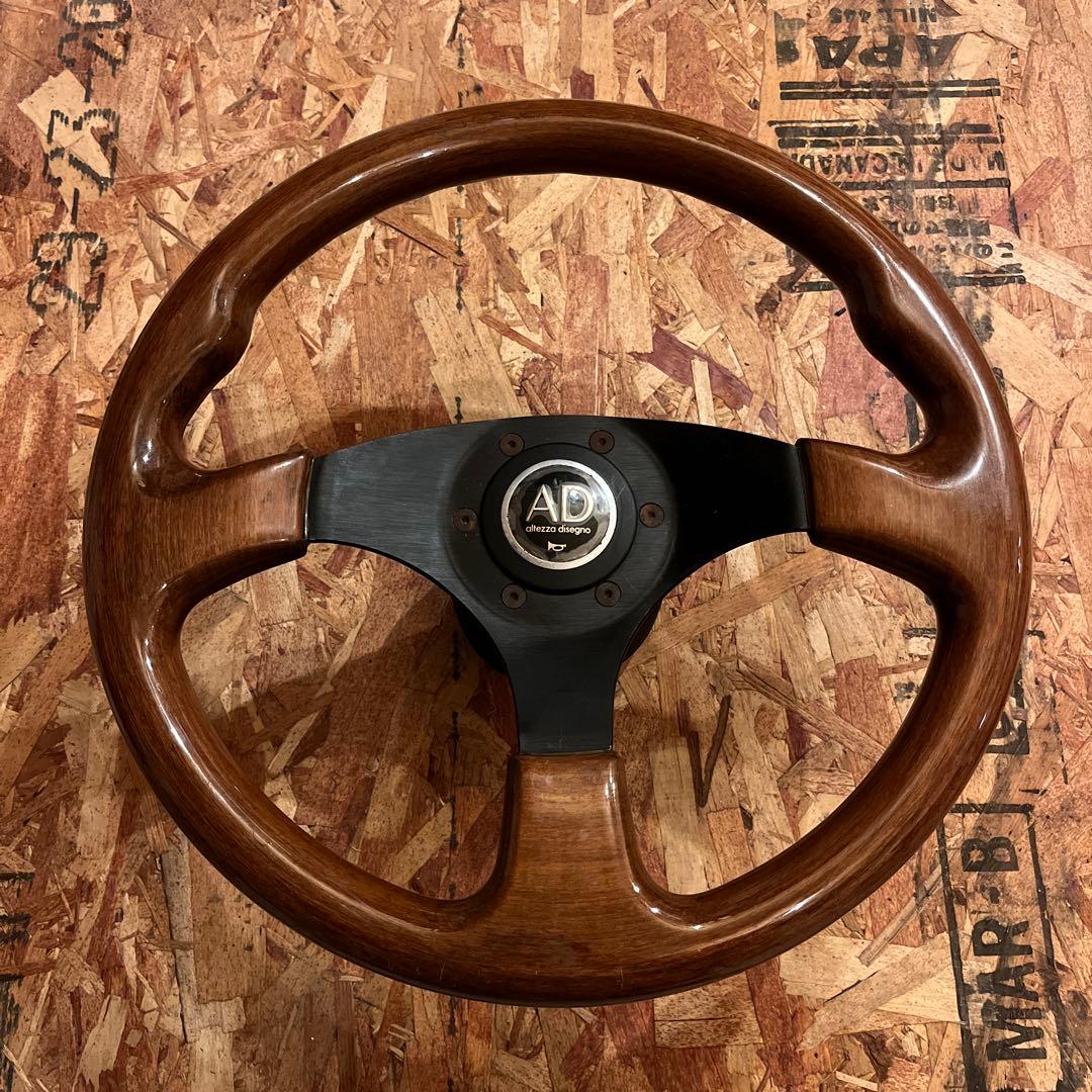 AD ウッド ステアリング 3スポーク